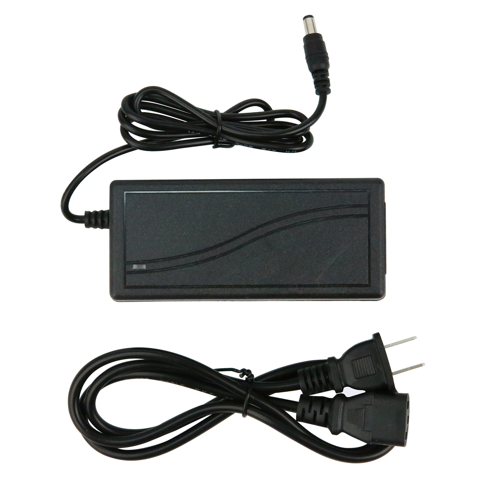 Адаптер питания для светодиодной ленты 12В 5А с 2-контактным кабелем длиной 1.2М под американскую розетку